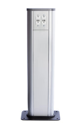 Legrand - Wiremold VFPS662345WHUSB Vista Pedestal USB Charging
